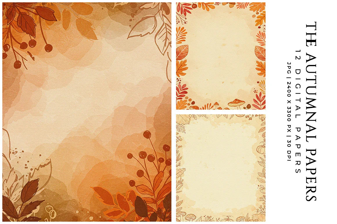 The Autumnal Papers - CraftNest - Digital Crafting and Art