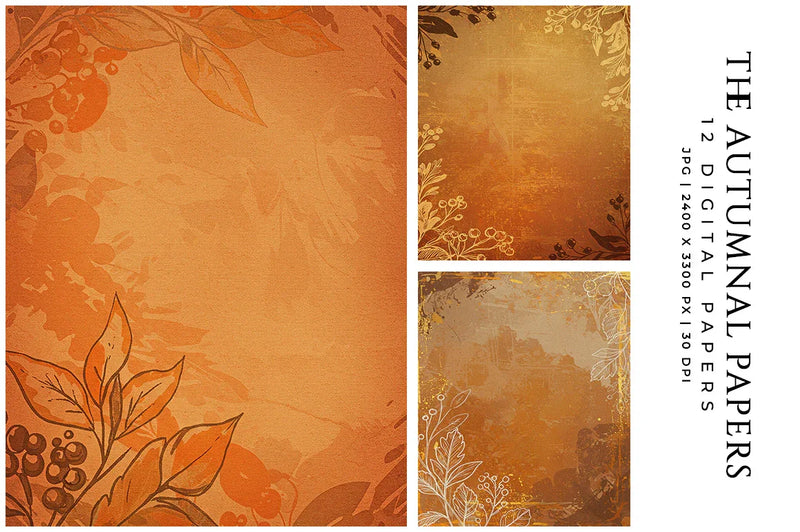 The Autumnal Papers - CraftNest - Digital Crafting and Art