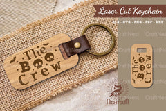 The Boo Crew Laser Cut Keychain Clipart Bundle - CraftNest - Digital Crafting and Art