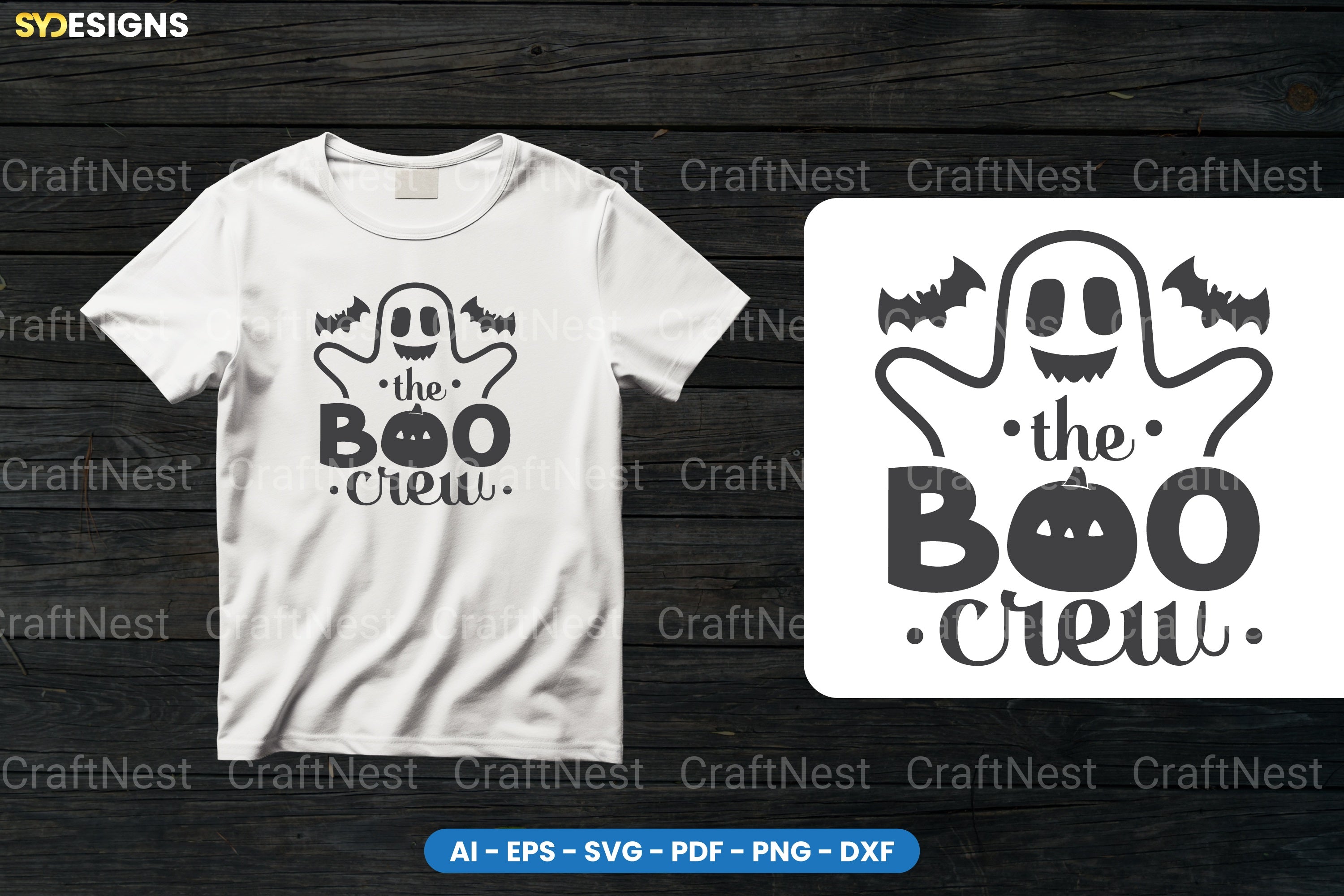 The Boo Crew SVG Clipart Bundle