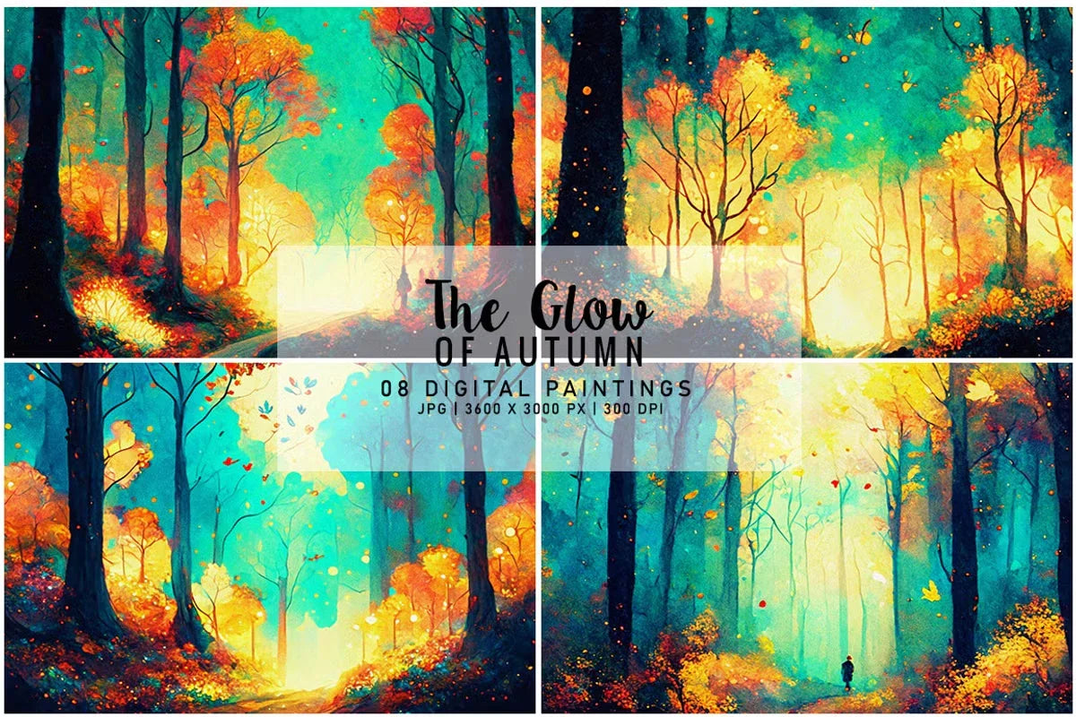 The Glow of Autumn - CraftNest - Digital Crafting and Art