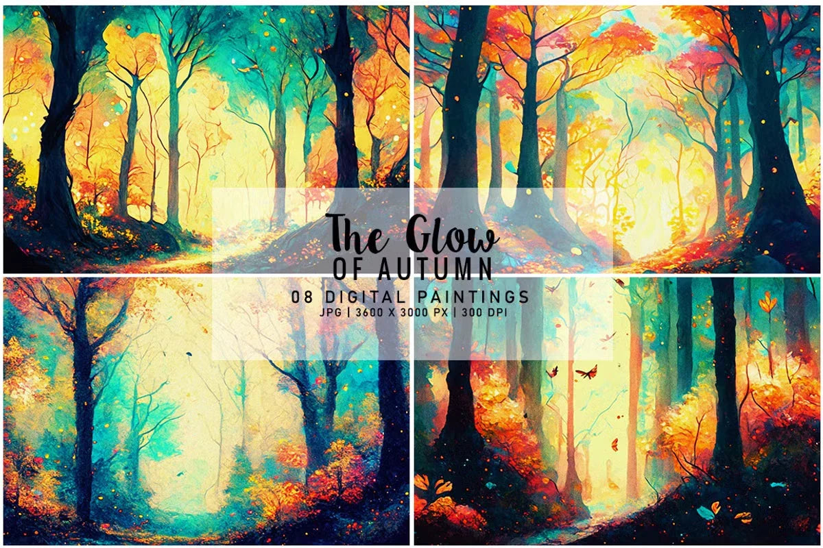 The Glow of Autumn - CraftNest - Digital Crafting and Art