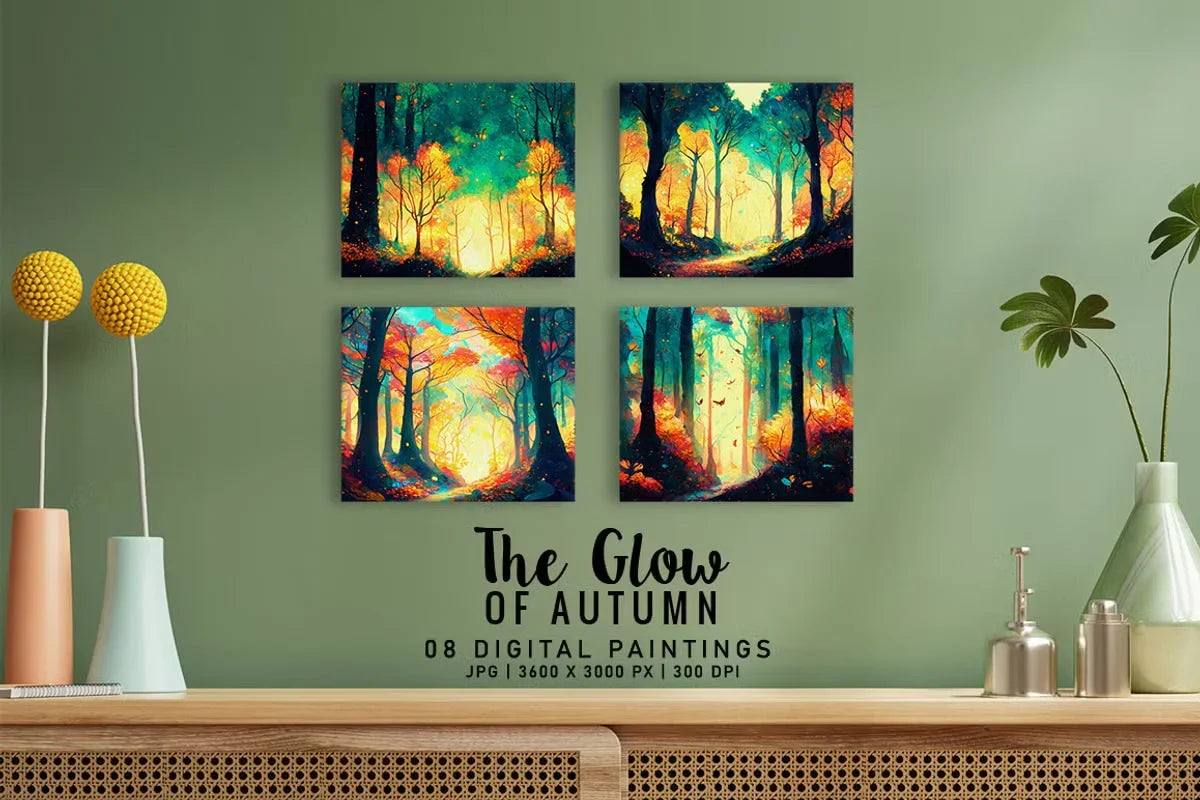The Glow of Autumn - CraftNest - Digital Crafting and Art