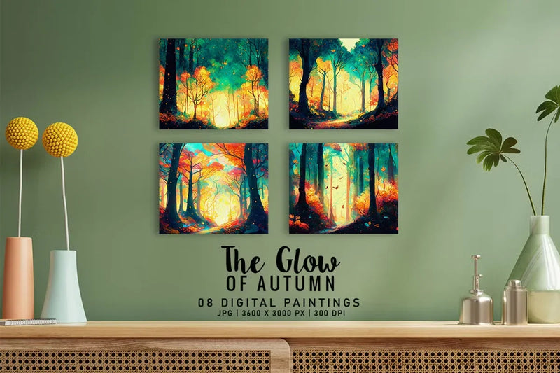 The Glow of Autumn - CraftNest - Digital Crafting and Art