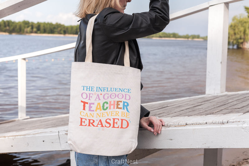 The Influence Of A Good Teacher Can Never Be Erased SVG Bundle - CraftNest - Digital Crafting and Art