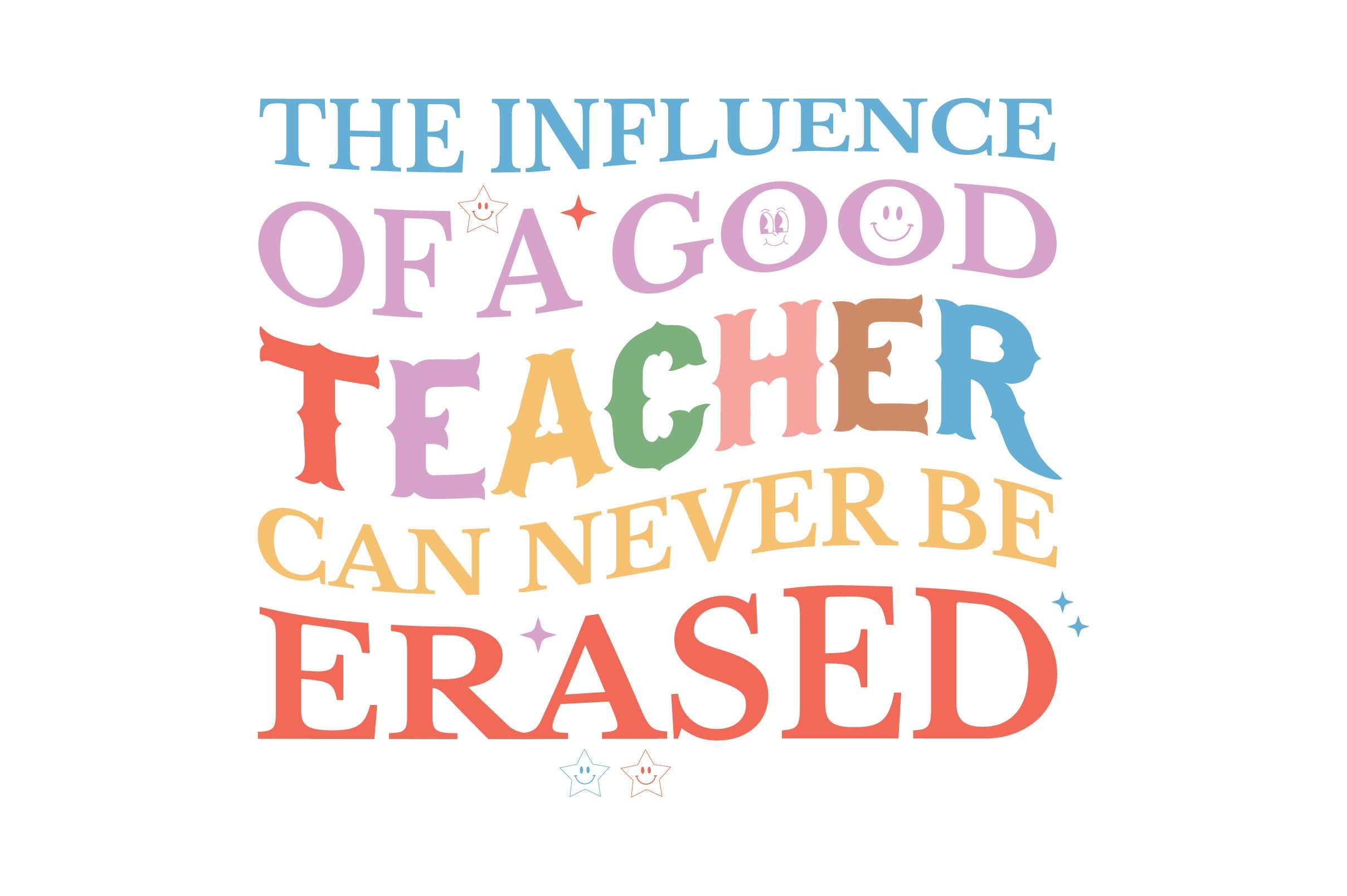 The Influence Of A Good Teacher Can Never Be Erased SVG Bundle - CraftNest - Digital Crafting and Art