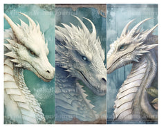 Ice Dragon Junk Journal Pages - CraftNest