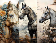 Heroic Horses Junk Journal Pages - CraftNest