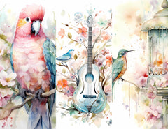 Whimsical Birds Junk Journal Pages - CraftNest