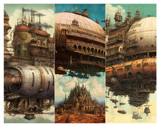 Steampunk Airship Junk Journal Pages - CraftNest