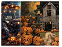 Halloween On Farm Junk Journal Pages - CraftNest