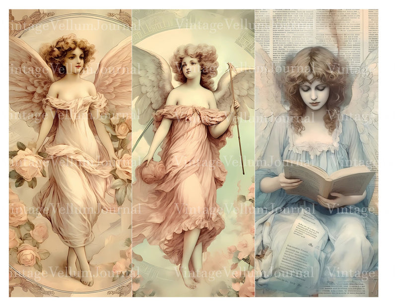 Rococo Angels Junk Journal Pages - CraftNest