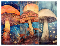 Magic Mushrooms Junk Journal Pages - CraftNest