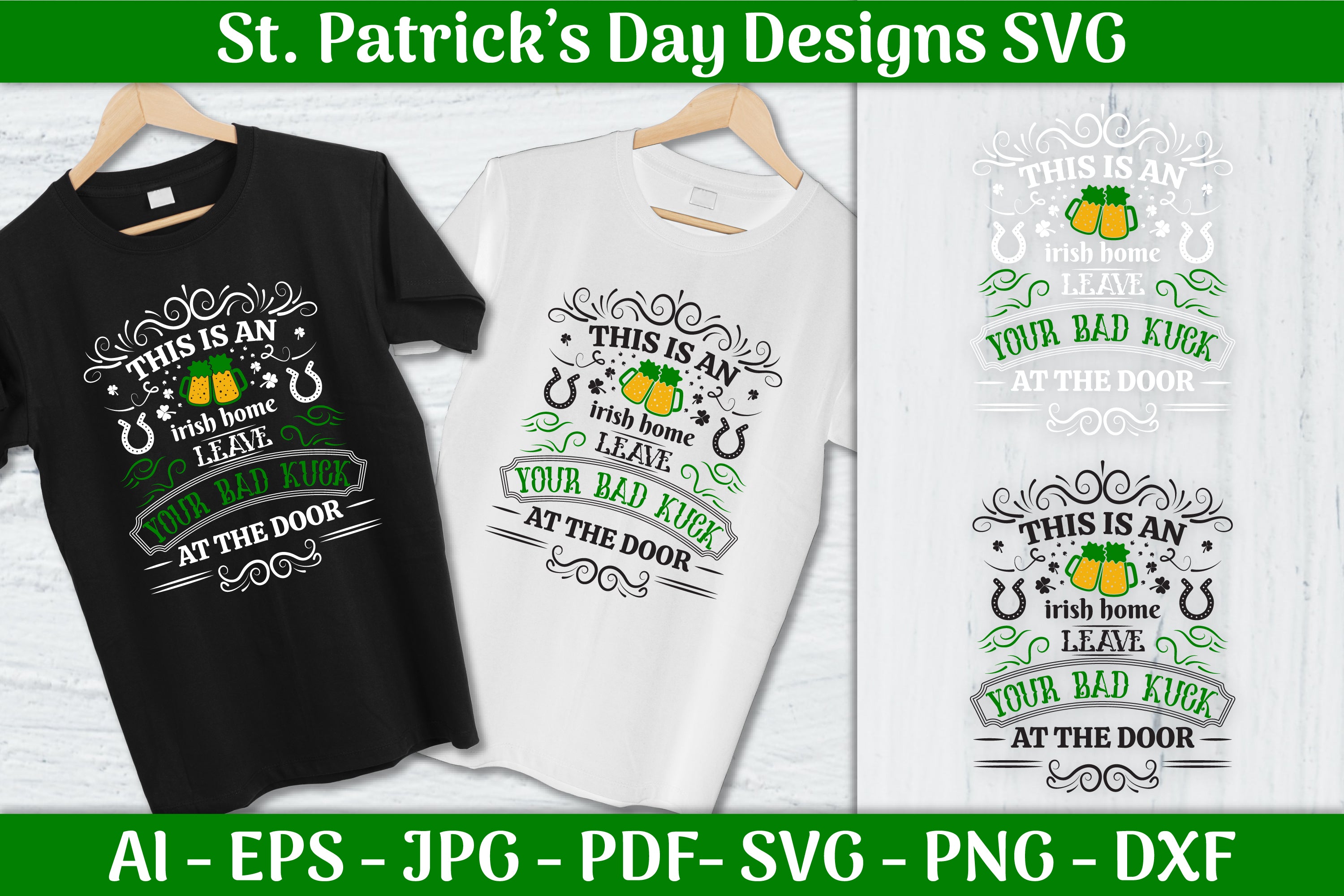 Irish Home St Patrick's Day SVG Bundle - CraftNest - Digital Crafting and Art