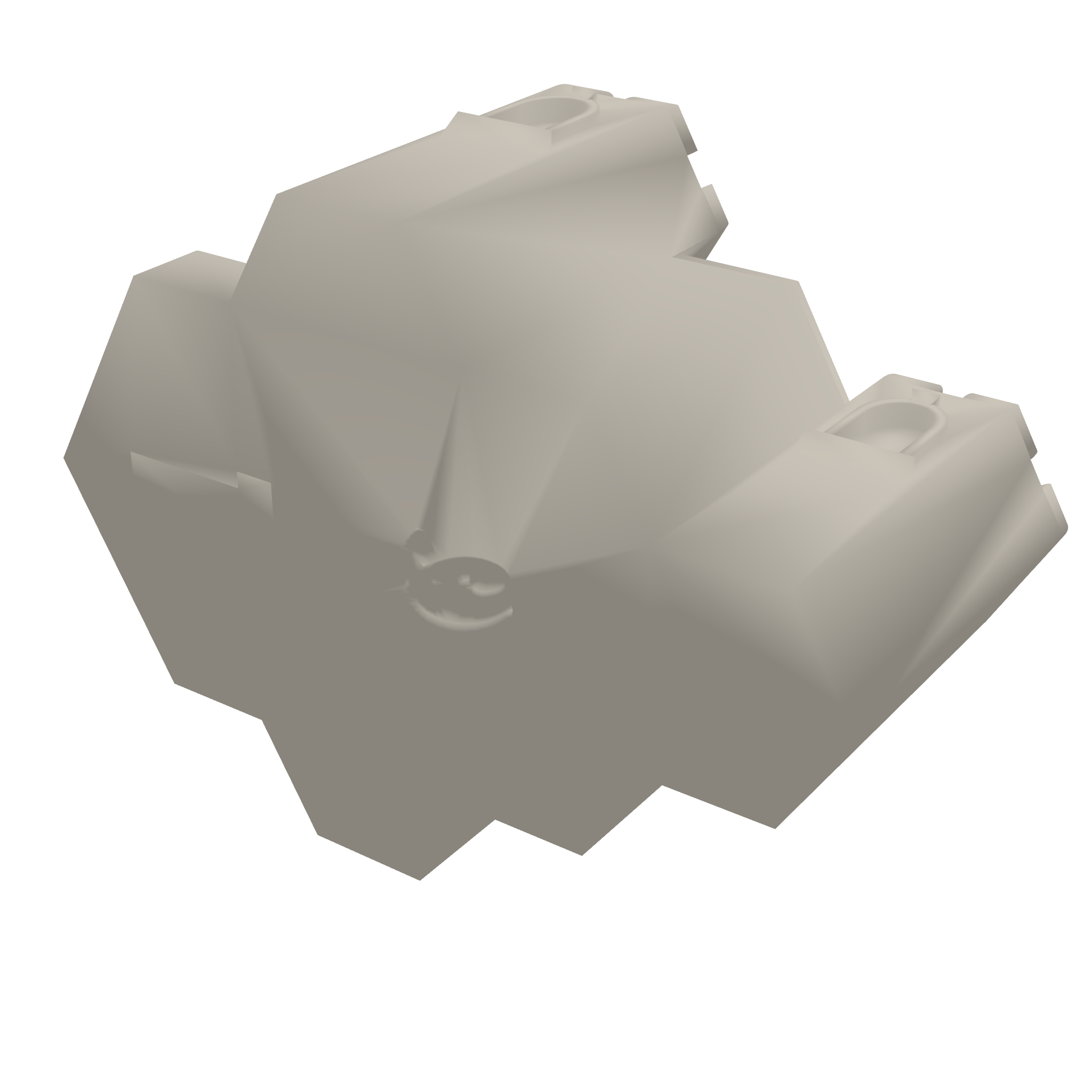 Three Tower Castle 3D Print STL File