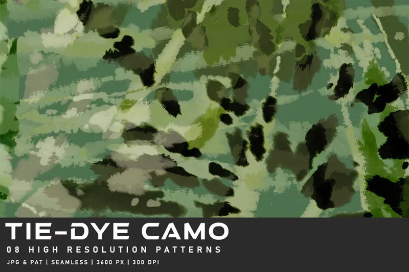 Tie-Dye Camo - CraftNest - Digital Crafting and Art