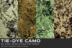 Tie-Dye Camo - CraftNest - Digital Crafting and Art