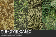 Tie-Dye Camo - CraftNest - Digital Crafting and Art