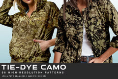 Tie-Dye Camo - CraftNest - Digital Crafting and Art