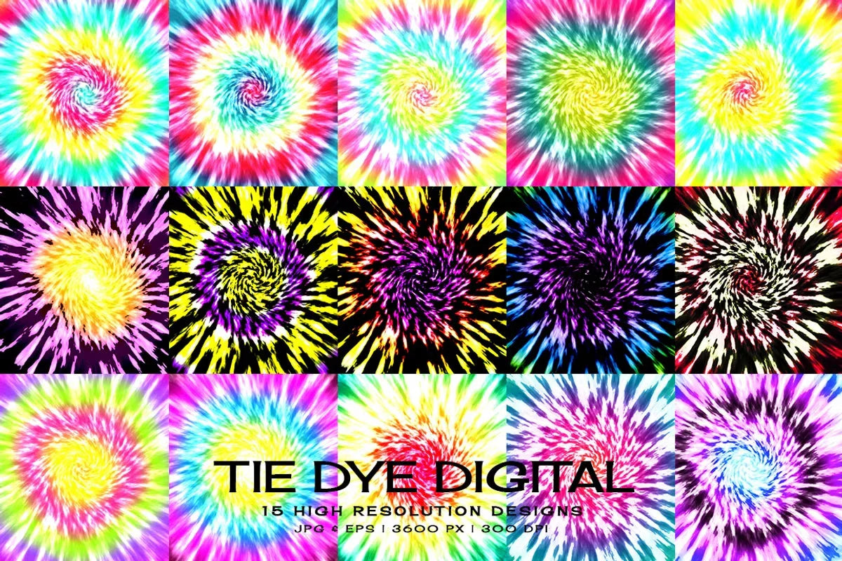Tie-Dye Digital - CraftNest - Digital Crafting and Art
