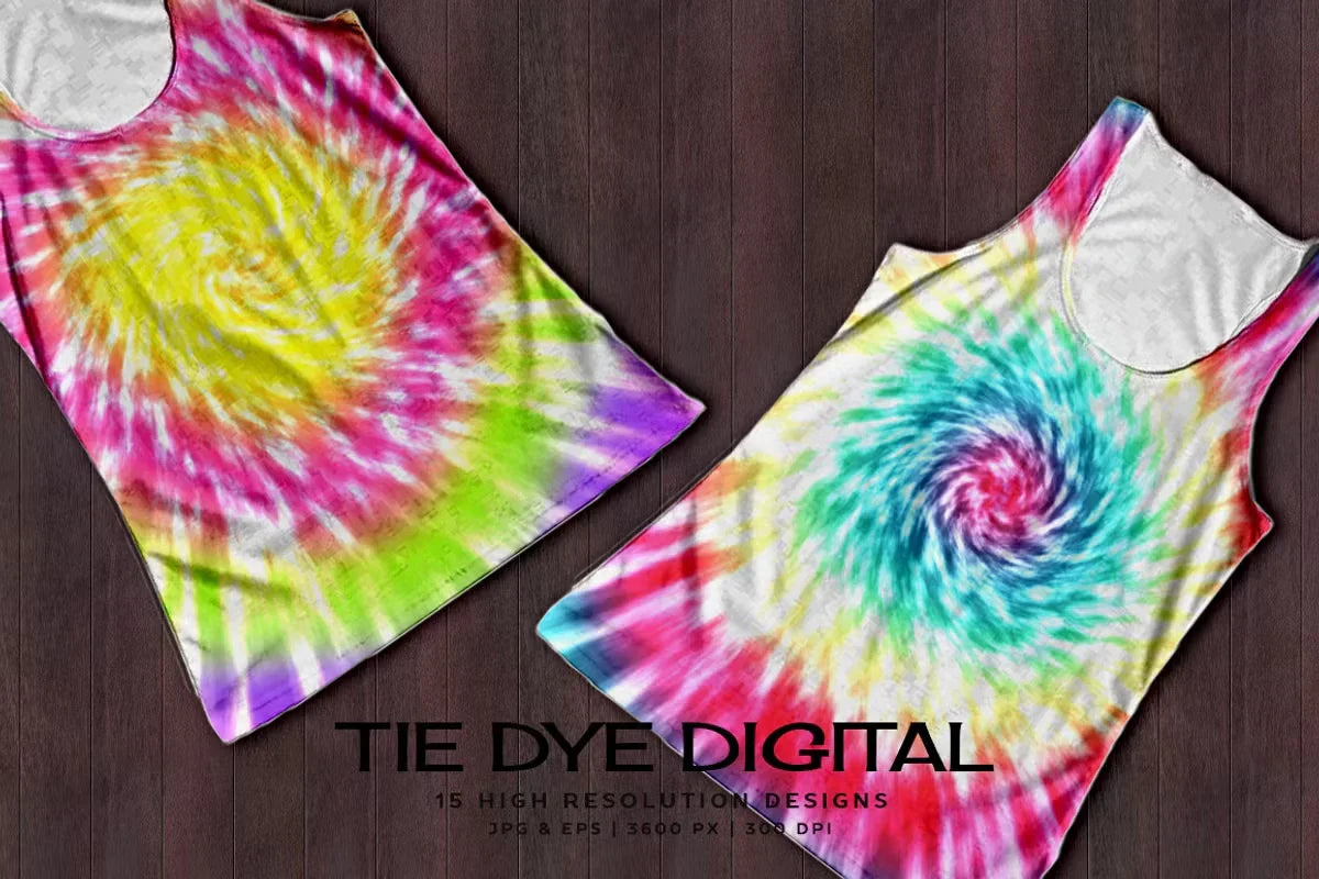 Tie-Dye Digital - CraftNest - Digital Crafting and Art