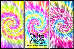 Tie-Dye Spirals - CraftNest - Digital Crafting and Art