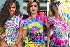 Tie-Dye Spirals - CraftNest - Digital Crafting and Art
