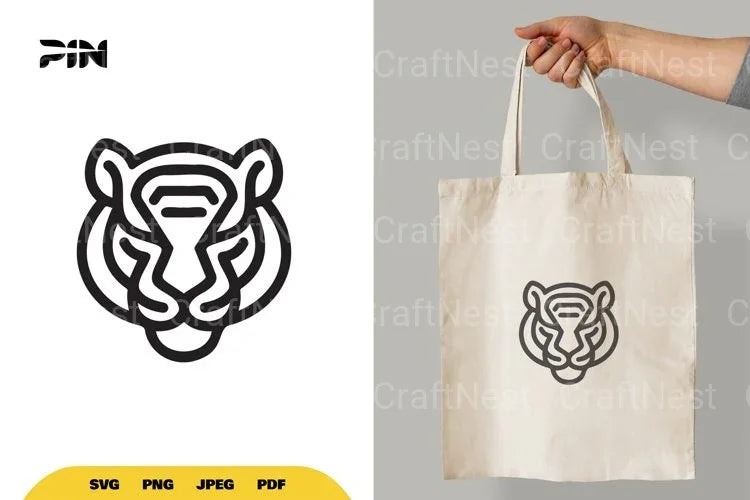 Tiger Logo SVG Bundle - CraftNest - Digital Crafting and Art