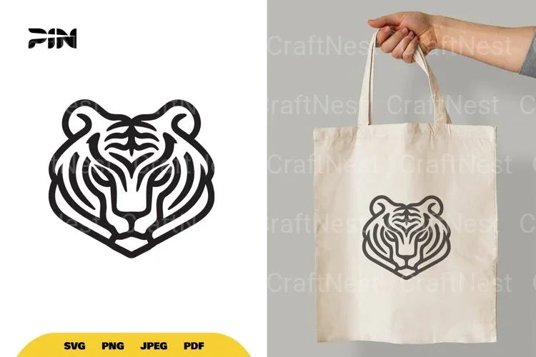 Tiger Logo SVG Bundle - CraftNest - Digital Crafting and Art