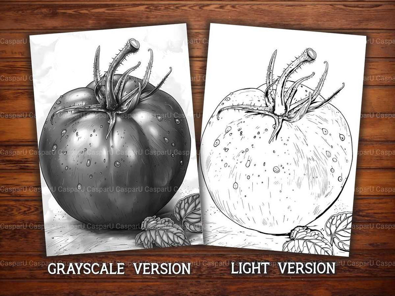 Tomato Coloring Books - CraftNest - Digital Crafting and Art