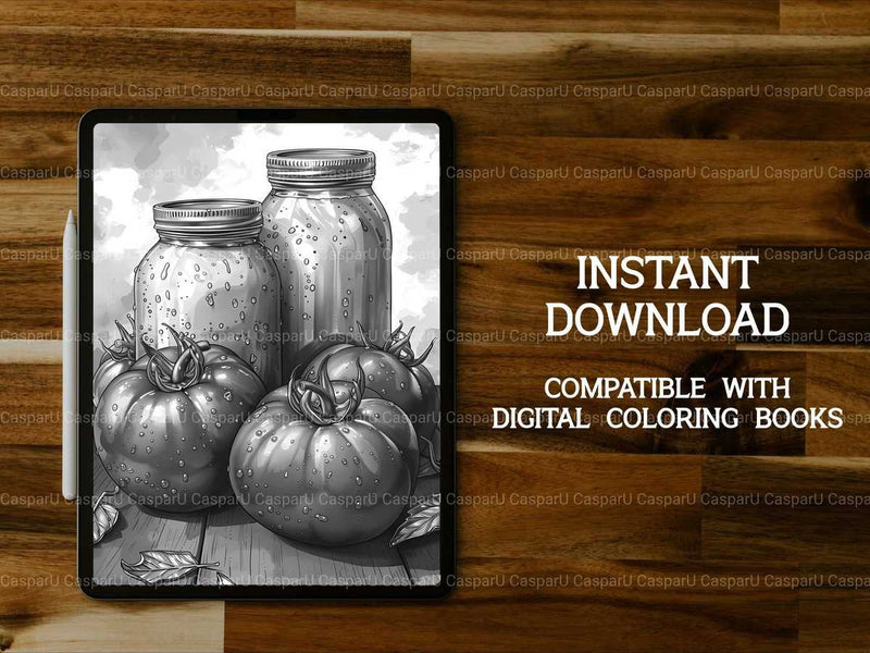 Tomato Coloring Books - CraftNest - Digital Crafting and Art