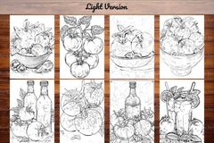 Tomato Coloring Books - CraftNest - Digital Crafting and Art