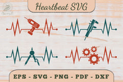 Heartbeat SVG Tools Clipart Bundle - CraftNest - Digital Crafting and Art