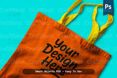 Tote Bag Cup Mockup Realistic - CraftNest - Digital Crafting and Art