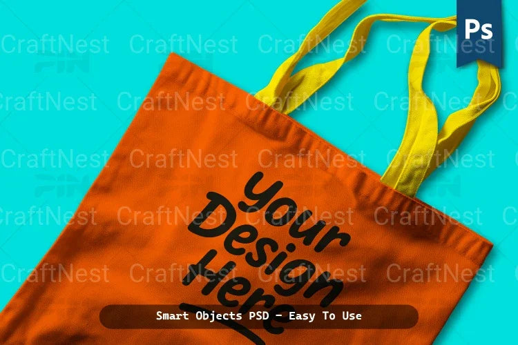 Tote Bag Cup Mockup Realistic - CraftNest - Digital Crafting and Art