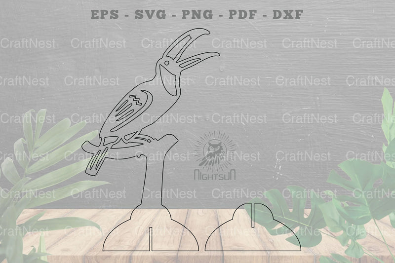 Toucan Bird Laser Cut Home Decor Clipart Bundle - CraftNest - Digital Crafting and Art