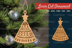Tree Christmas Ornament SVG Bundle - CraftNest - Digital Crafting and Art