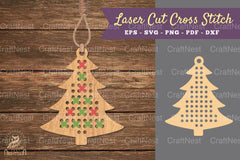 Tree Cut Cross Stitch Clipart Bundle - CraftNest - Digital Crafting and Art