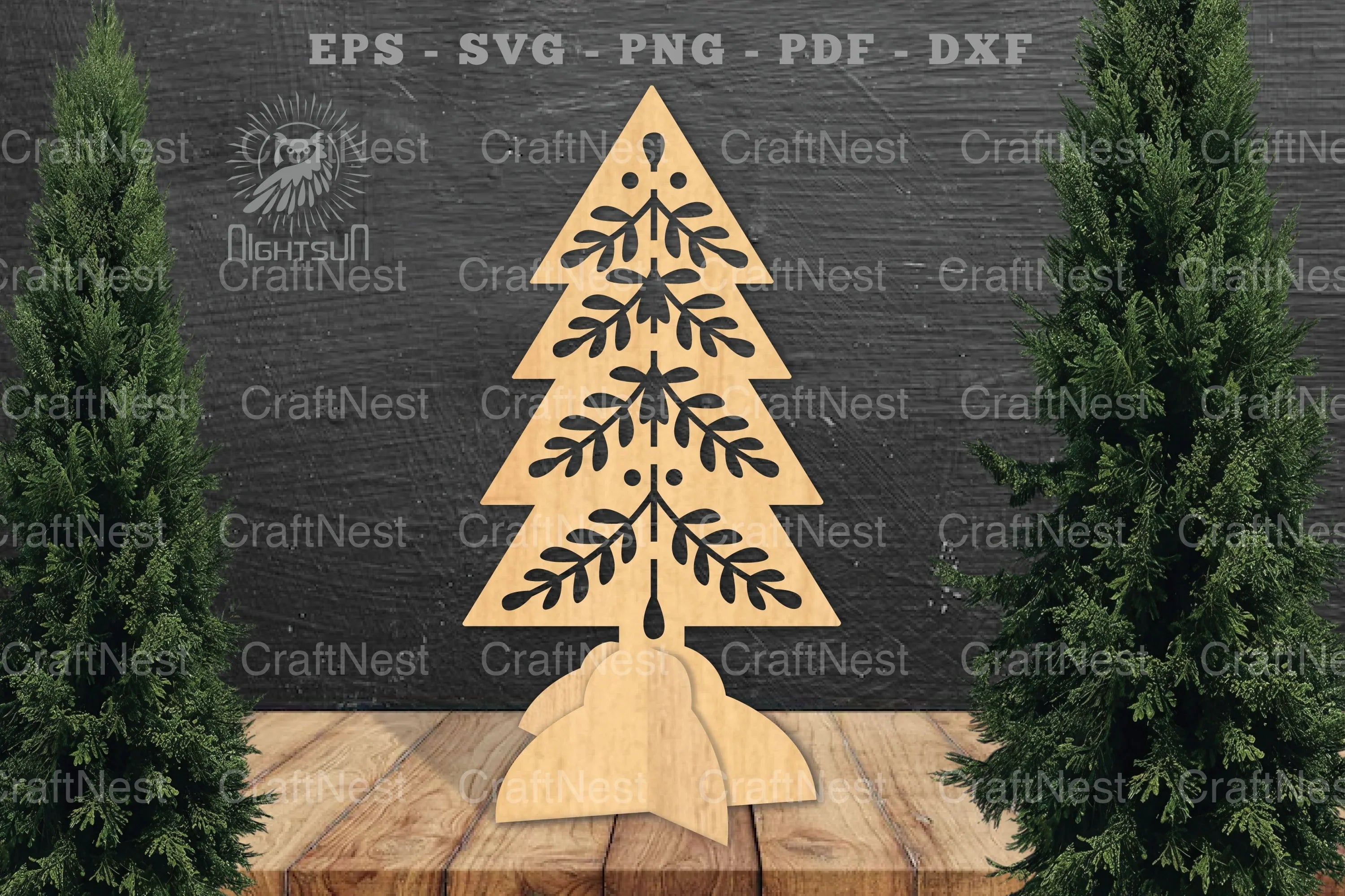 Tree Laser Cut Home Decor SVG Bundle - CraftNest - Digital Crafting and Art