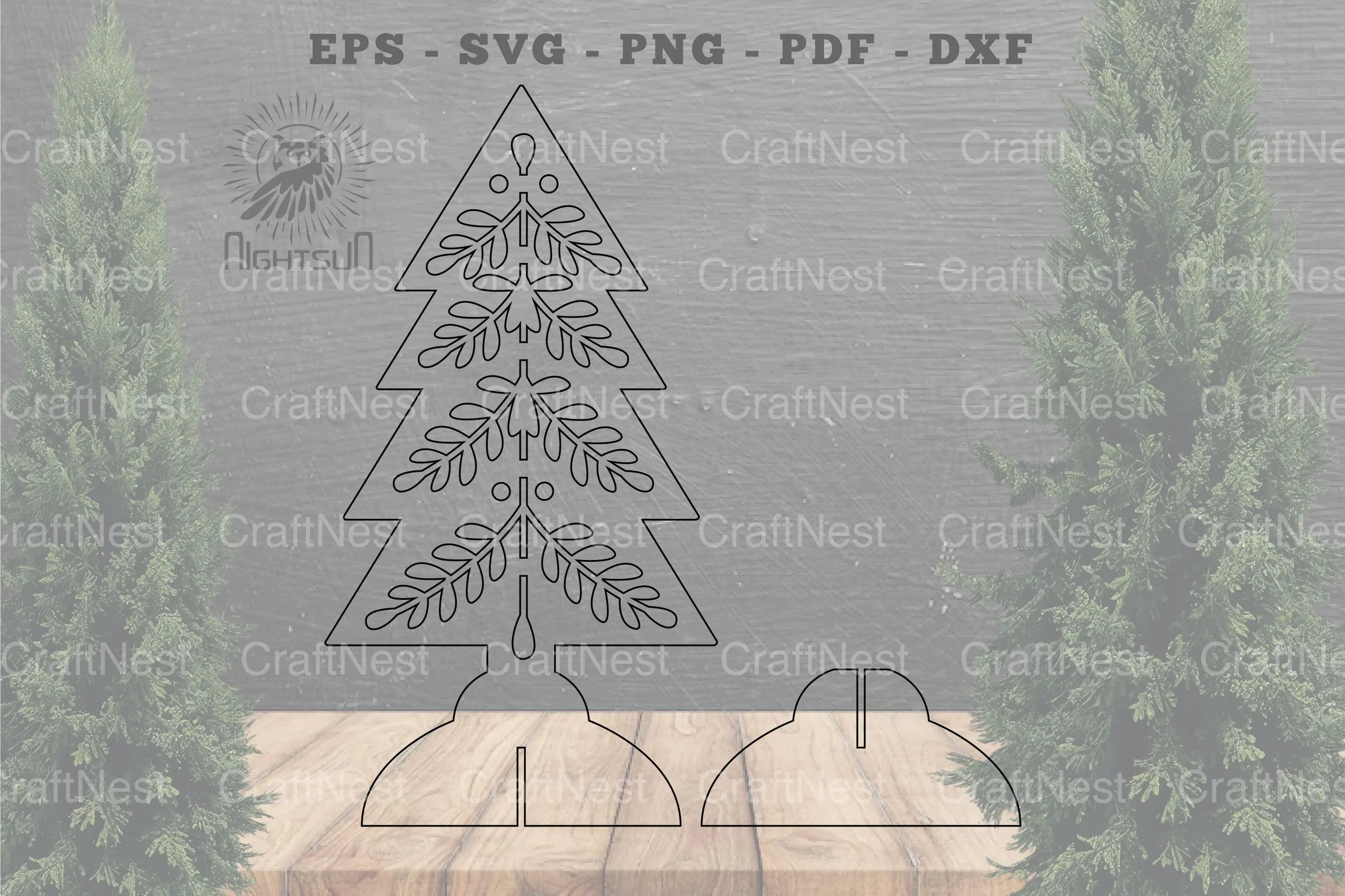 Tree Laser Cut Home Decor SVG Bundle - CraftNest - Digital Crafting and Art