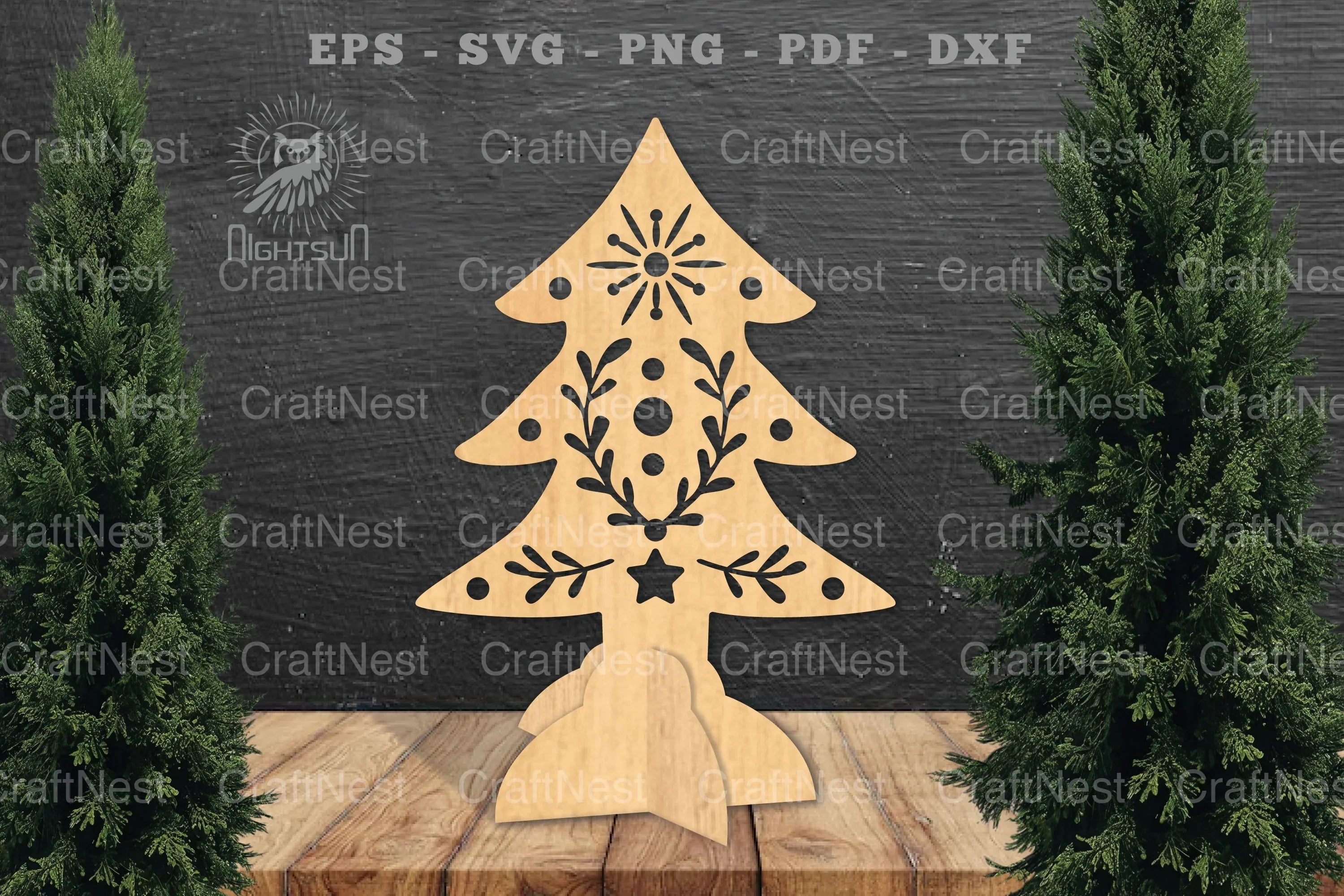 Tree Laser Cut Home Decor SVG Bundle - CraftNest - Digital Crafting and Art