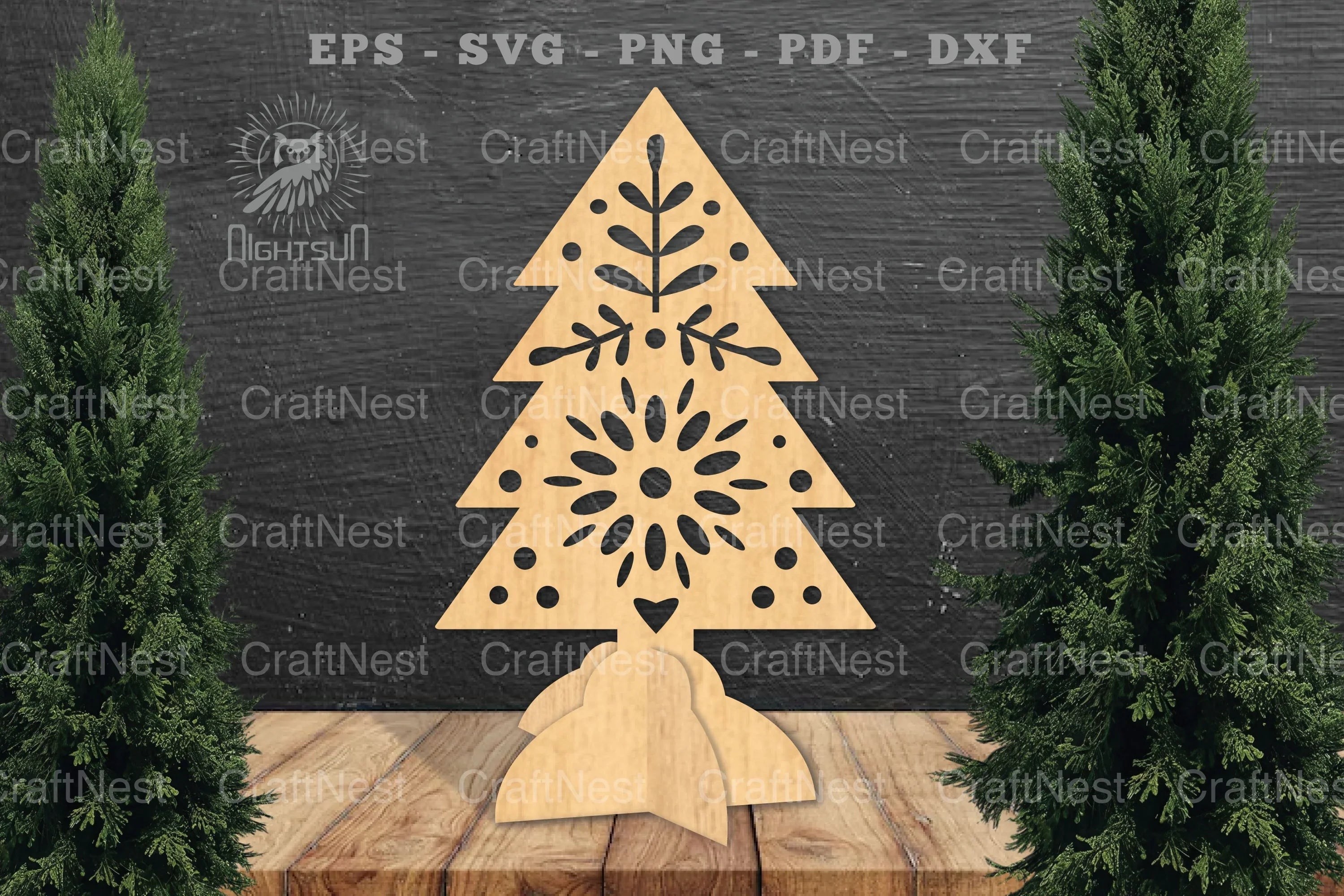Tree Laser Cut Home Decor SVG Bundle - CraftNest - Digital Crafting and Art