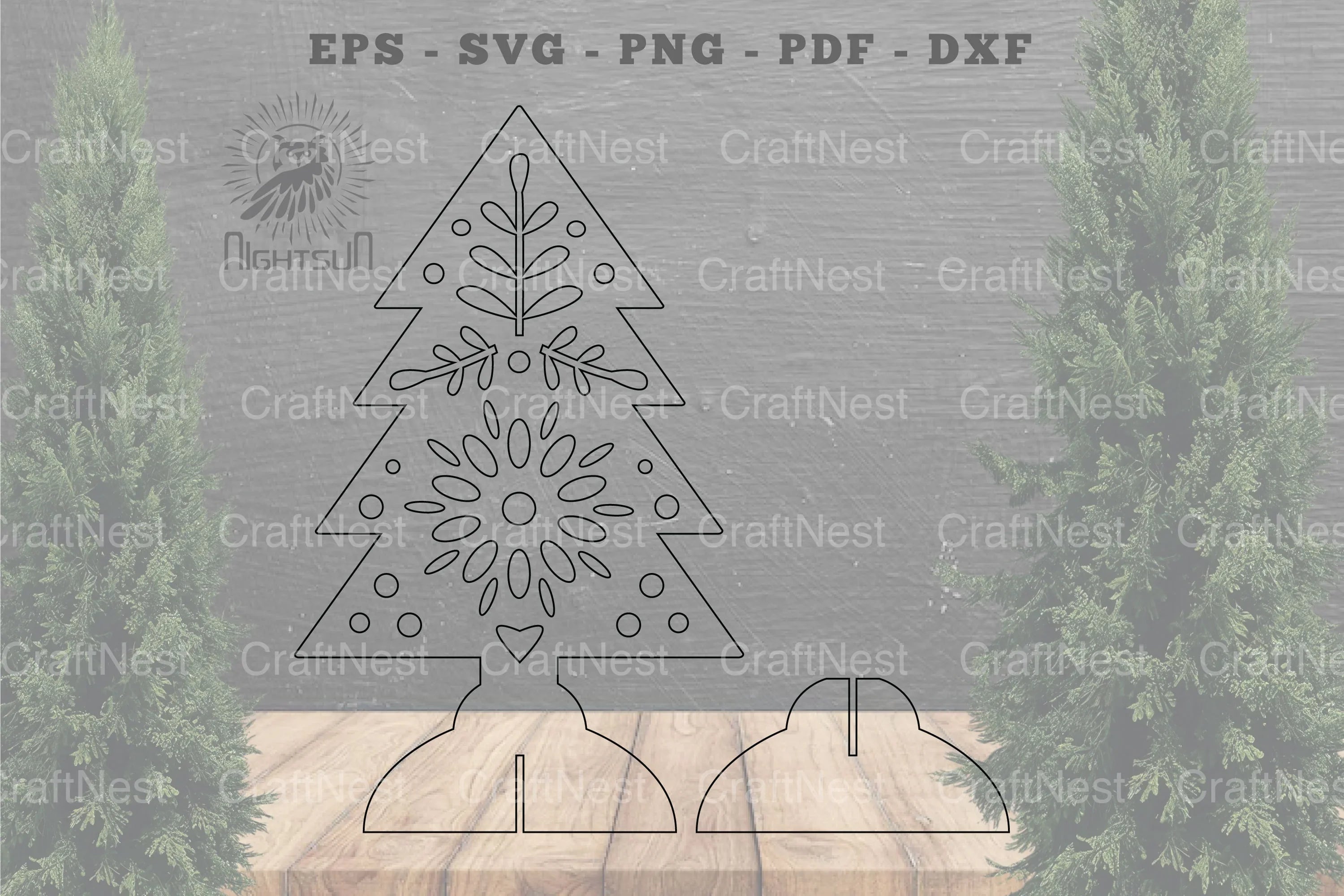 Tree Laser Cut Home Decor SVG Bundle - CraftNest - Digital Crafting and Art