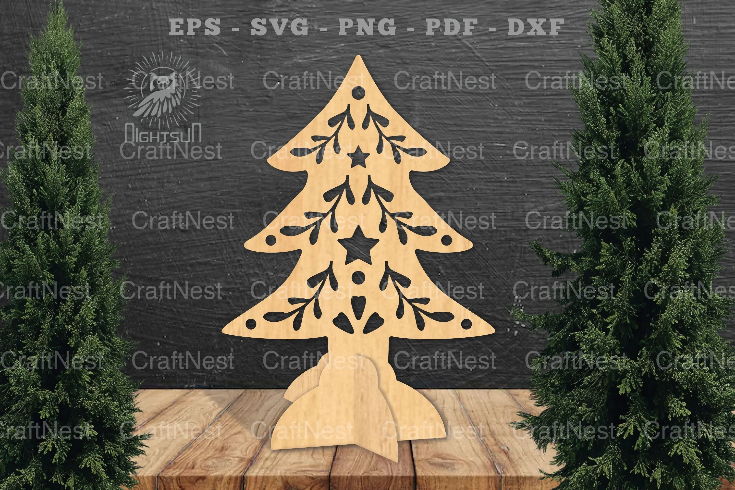 Tree Laser Cut Home Decor SVG Bundle - CraftNest - Digital Crafting and Art
