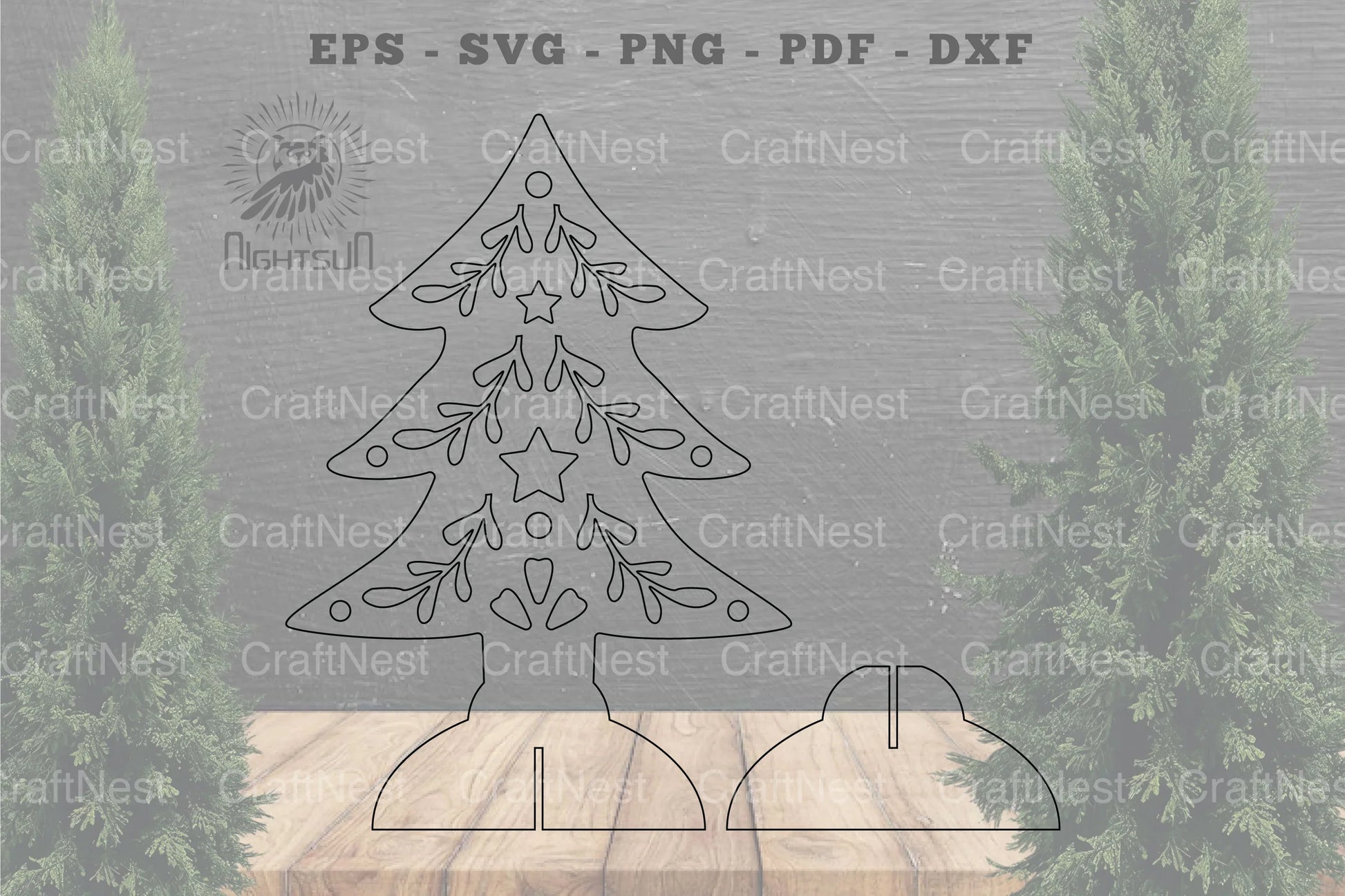 Tree Laser Cut Home Decor SVG Bundle - CraftNest - Digital Crafting and Art