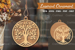 Tree of Life Laser Cut Ornament Clipart Bundle - CraftNest - Digital Crafting and Art