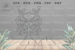 Tree Love Laser Cut Home Decoration - Wall Art Decor - CraftNest - Digital Crafting and Art