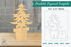 Tree Printable Cut Template Clipart Bundle - CraftNest - Digital Crafting and Art
