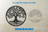 Tree of Life Round Laser Cut SVG Clipart Bundle