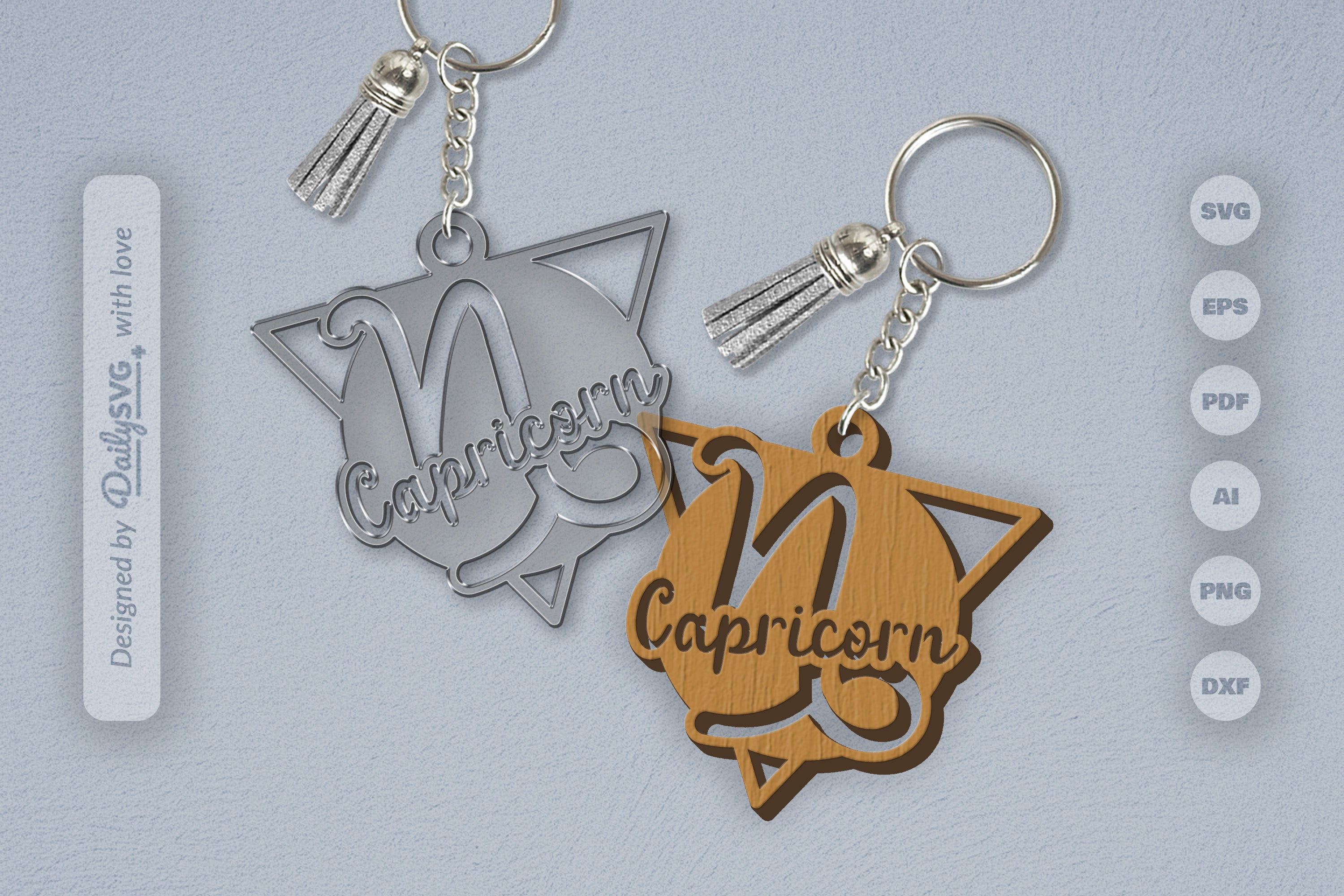 Capricorn Zodiac Triangle SVG Bundle